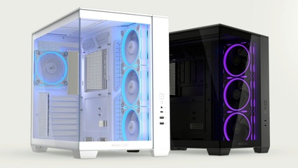 ASUS A32 PLUS V2 - Il case dual chamber mostra tutto l'hardware