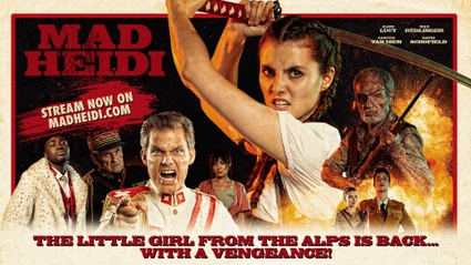 Mad Heidi: la recensione del film trash di Prime Video ambientato in una Svizzera distopica