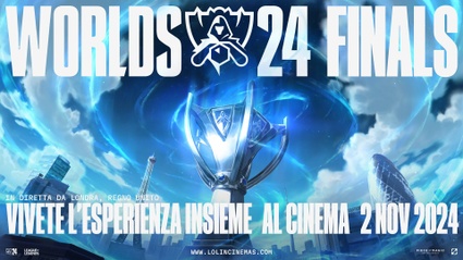 Preparatevi a seguire la finale dei mondiali di League of Legends nei cinema della vostra citta!