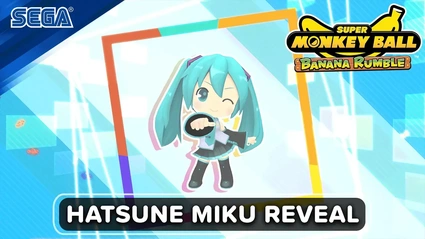 Immagine Super Monkey Ball Banana Rumble - Hatsune Miku Reveal Trailer