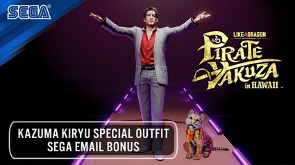 Majima si veste come Kiryu nel nuovo Yakuza, ma solo per gli iscritti all'email Sega