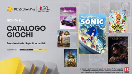 PlayStation Plus: i giochi Extra e Premium di dicembre, con Sonic