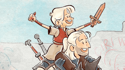 The Little Witcher: La storia di Geralt e Ciri rivive in una versione a fumetti per famiglie