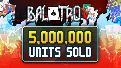 Balatro, nuovo boom di vendite: 5 milioni di copie!