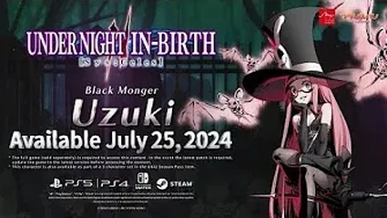 Under Night In-Birth II Sys:Celes, il DLC con Uzuki uscira il 25 luglio