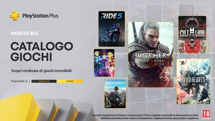 PlayStation Plus: i giochi Extra e Premium di agosto, con Witcher 3