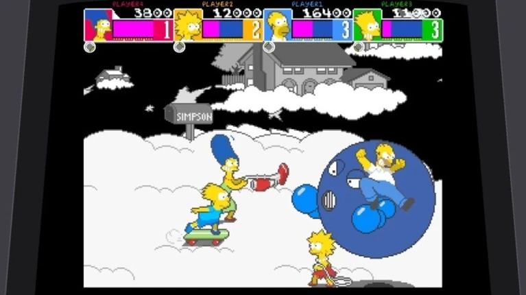 The Simpsons Arcade Game