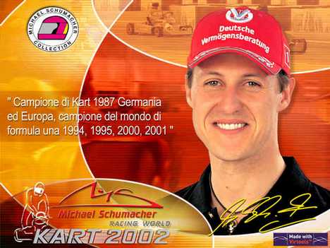 Michael Schumacher kart