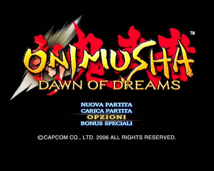 Onimusha Dawn of Dreams