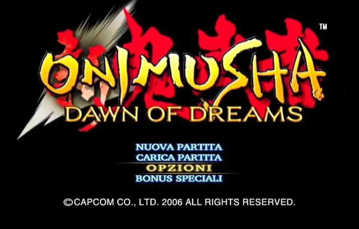 Onimusha Dawn of Dreams