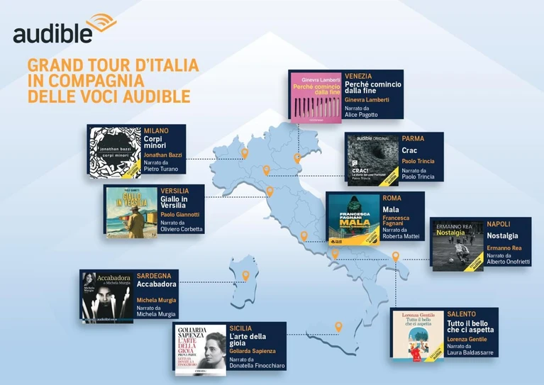 Lestate del Grand Tour dItalia in compagnia delle voci Audible