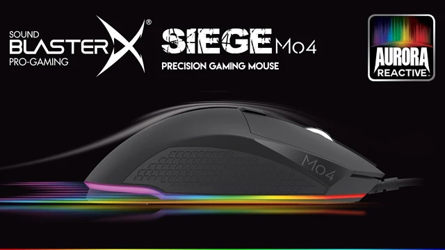 Sound BlasterX Siege M04 Precision Gaming Mouse