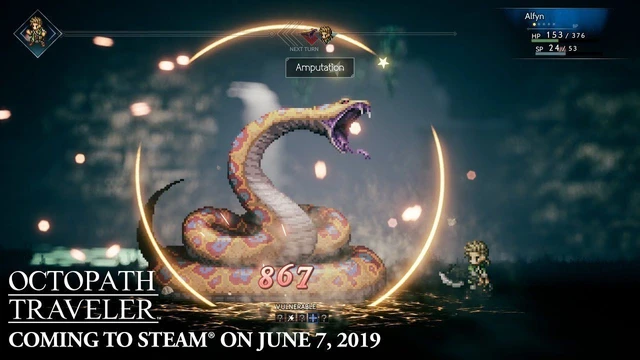 octopath traveler square enix annuncia la versione pc di octopath traveler