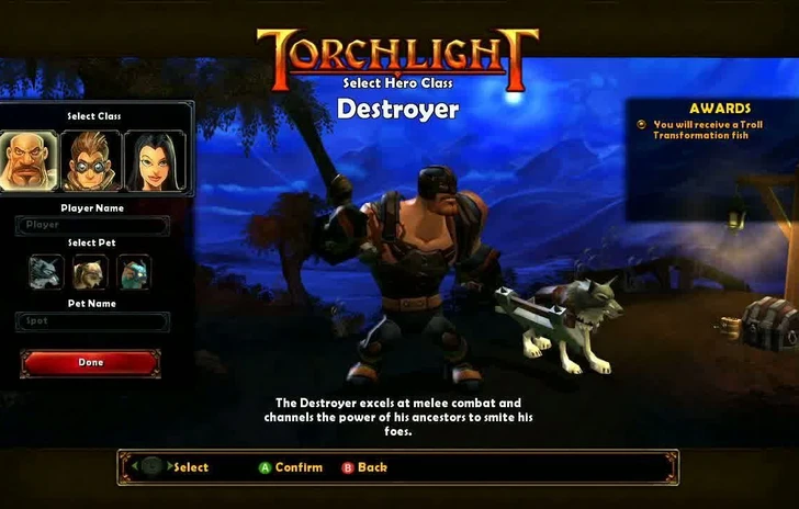 Torchlight In Game