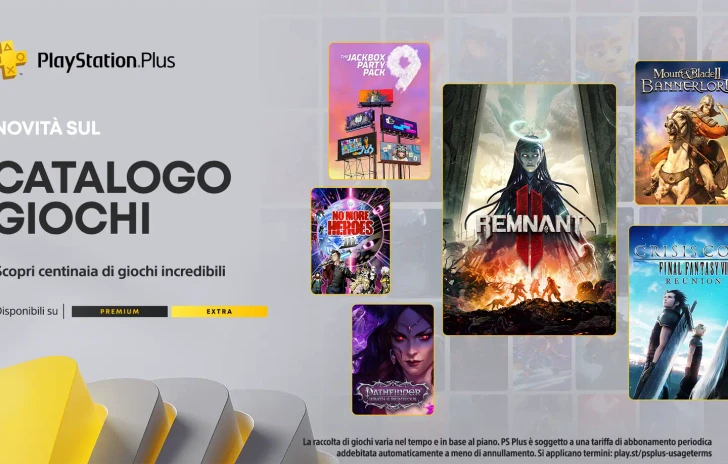 PlayStation Plus i giochi Extra e Premium di luglio con Remnant II