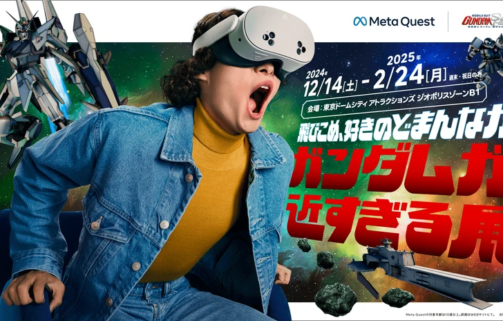 Gundam Vive con Meta Quest a Tokyo