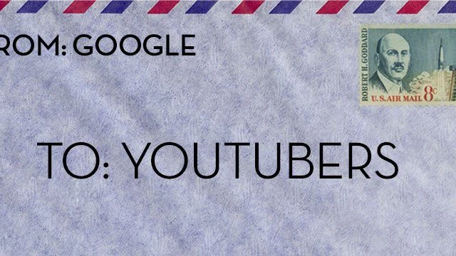 Lettera di Google agli Youtuber