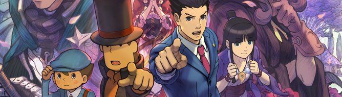 Professor Layton vs Phoenix Wright Ace Attorney in Europa a Marzo