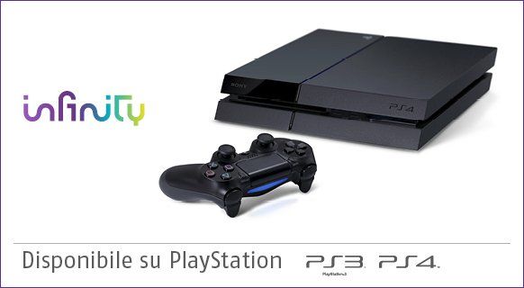 Mediaset Infinity arriva su PS3 e PS4