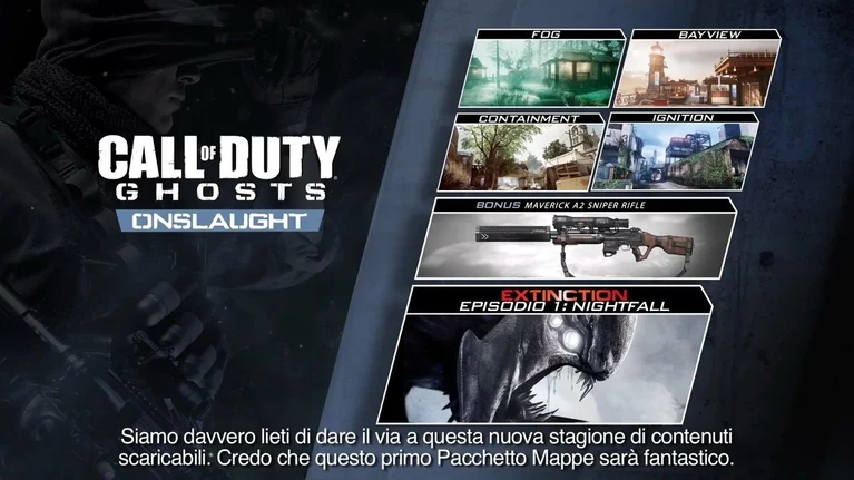 Annunciato Call of Duty Ghosts Onslaught 