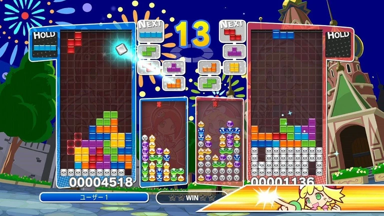 Puyo Puyo Tetris a quattro giocatori