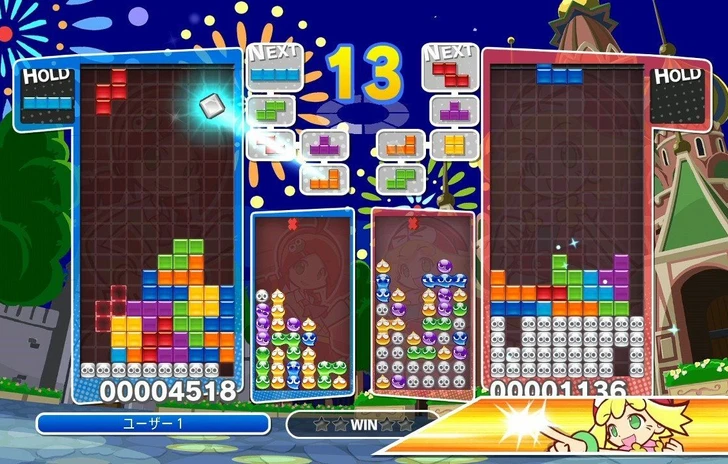 Puyo Puyo Tetris a quattro giocatori