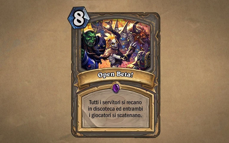 La taverna ha finalmente aperto correte tutti a giocare a Hearthstone