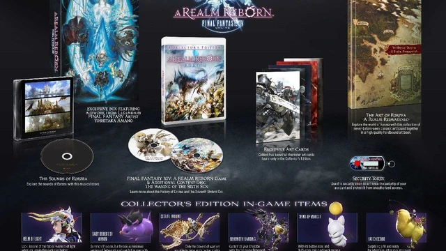 FFXIV: a Realm Reborn: data e collector's per PS4
