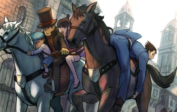 Copertina ufficiale per  Professor Layton Vs Phoenix Wright Ace Attorney