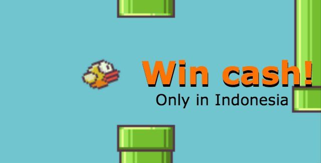 Indonesia  Gioca a Flappy Bird e vieni pagato