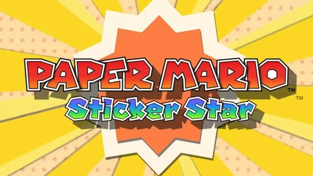 Paper Mario Sticker Star E3 Trailer