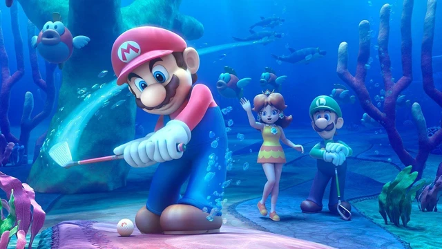 Una buca nell'acqua per MarioGolf World Tour