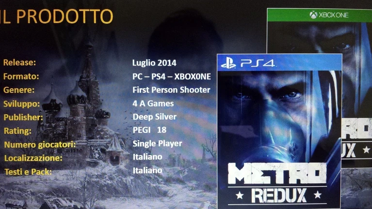 Deep Silver Metro Redux esiste