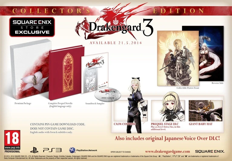 Una Collectors Edition per Drakengard 3