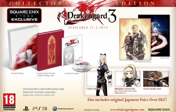 Una Collectors Edition per Drakengard 3