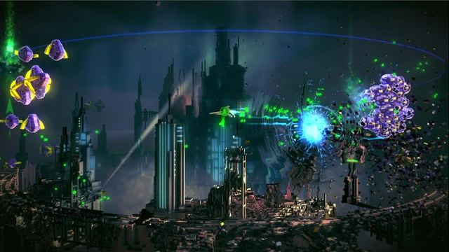 Una foto teaser per l'espansione di Resogun