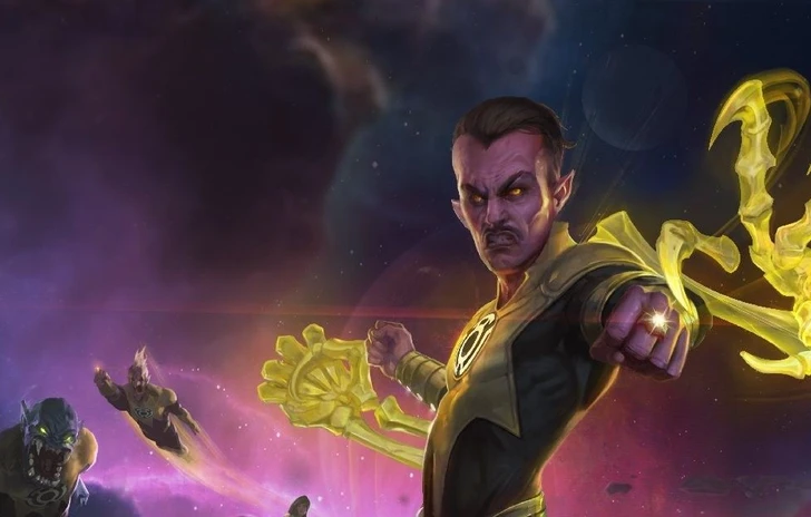 Sinestro combatte su Infinite Crisis