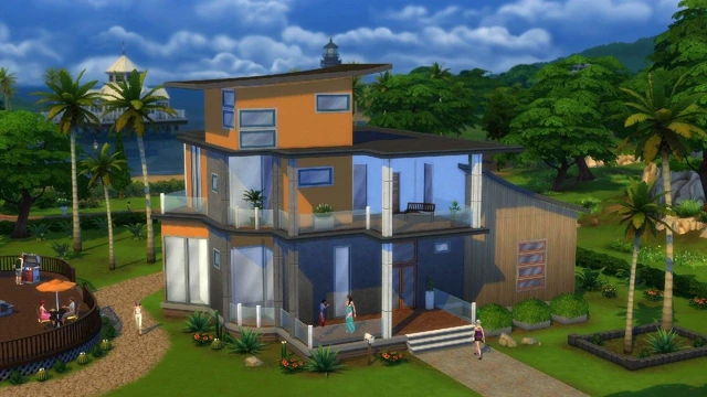 The Sims 4 mostra la modalità Costruisci