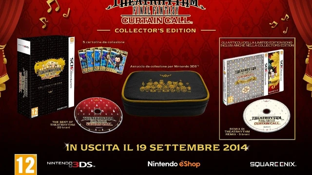 Data Italiana per Theatrhythm Final Fantasy: Curtain Call