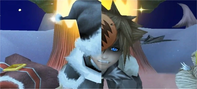 Confronto HDSD per Kingdom Hearts 25 HD ReMix