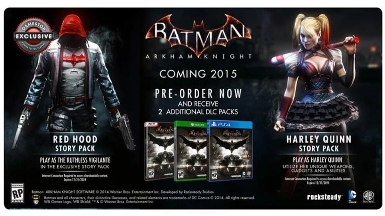 Il DLC Red Hood ed Harley Quinn in esclusiva con il preorder di GameStop