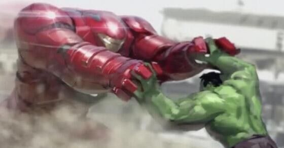 ComicCon 2014 Hulkbuster vs Hulk