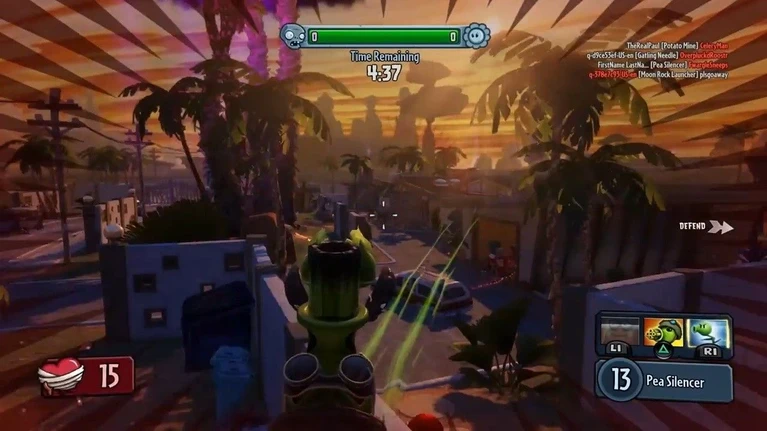 PopCap mostra Garden Warfre su PS4