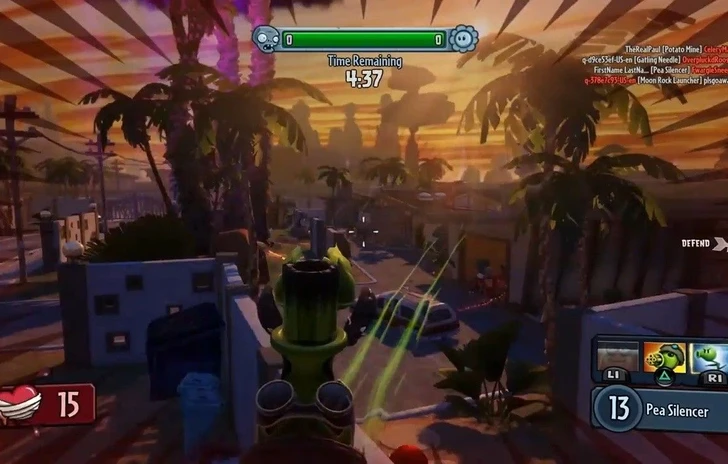 PopCap mostra Garden Warfre su PS4