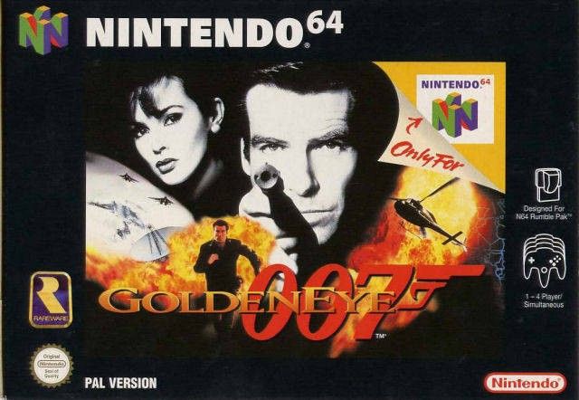 Pierce Brosnan gioca a Goldeneye 007 durante il Jimmy Fallon