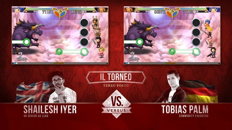 Finale per il terzo posto del torneo di Theatrhythm Final Fantasy Curtain Call