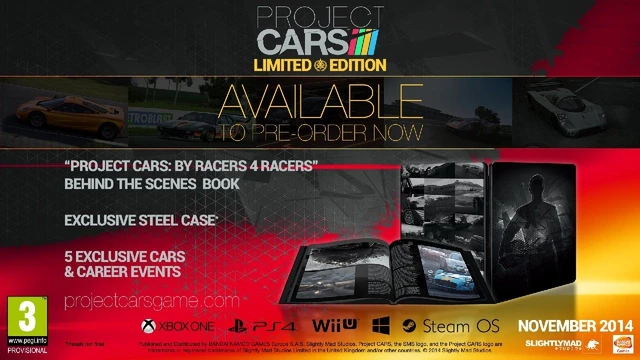 Mostrata la Limited Edition di Project CARS