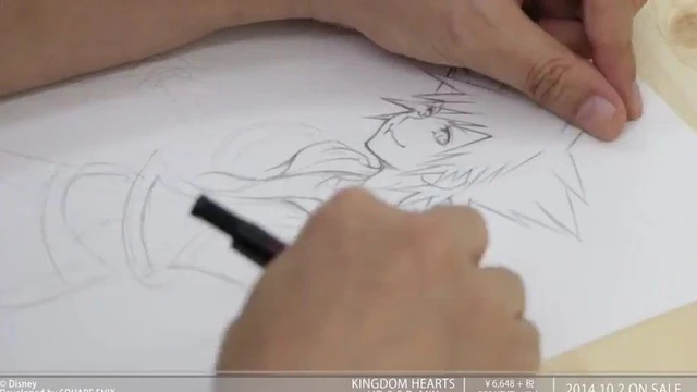 Tetsuya Nomura disegna Sora per i propri fan