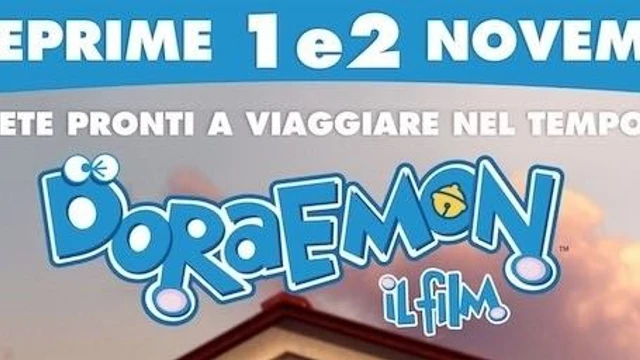 Doraemon: 1 e 2 Novembre anteprima nazionale nei cinema!