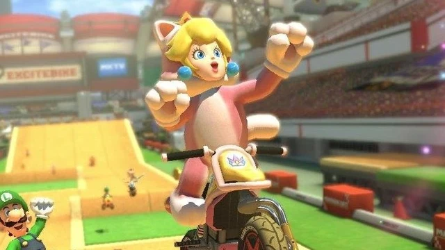 Mario Kart 8 mostra la Excitebike Arena